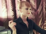 Lady helps man jerk off