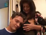 Italian mature mom and his son