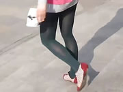 Chinese beautiful legs and stockings